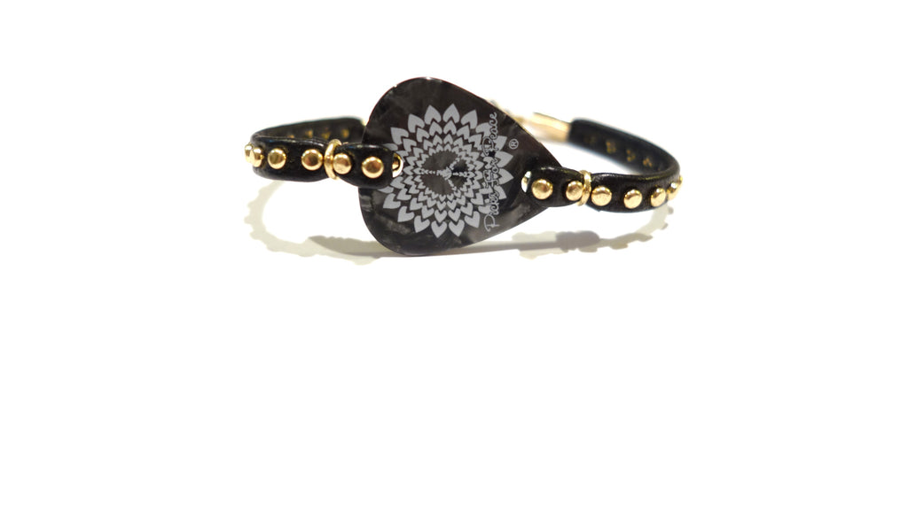 Leather Studded Bracelets- Picks For Peace